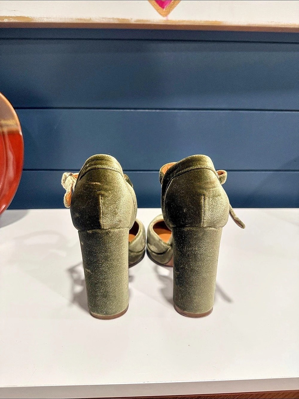 Sezane Green Heels - Picture 4 of 5